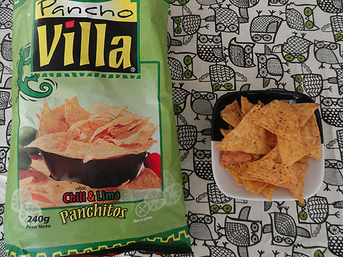 Panchitos: nachos sabor chili & Lima 13