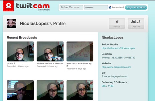 Twitcam: esta noche, Nicolás López 1